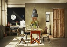 Oversized-industrial-pendant-lighting-for-the-vintage-modern-dininig-space-217x155