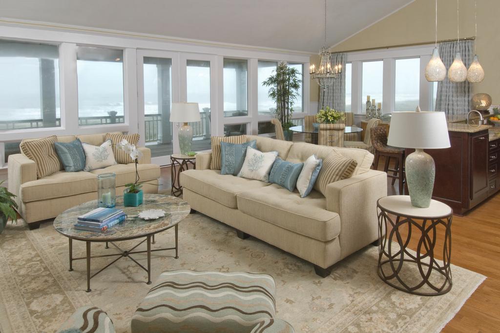 Coastal Living Rooms That Will Make You Yearn For The Beach