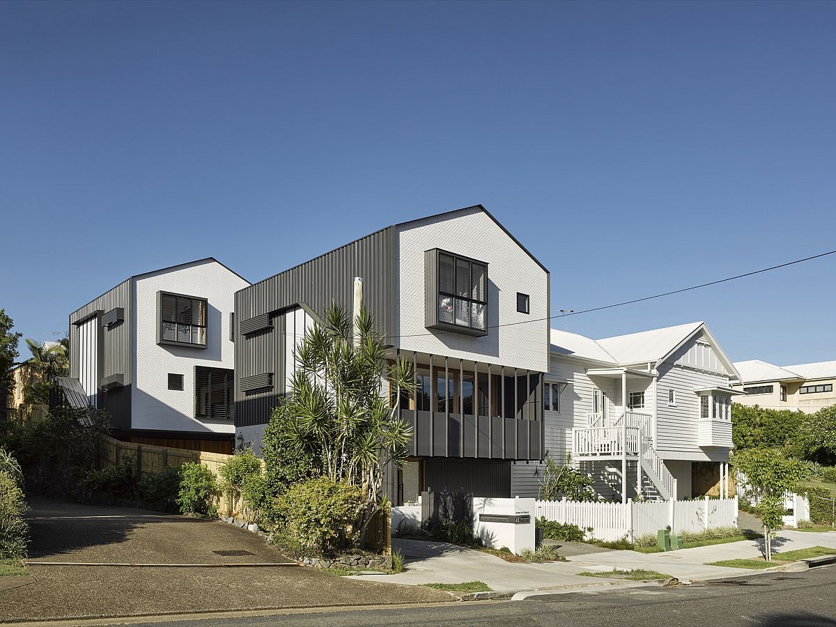 Series of five dwellings in Brisbane set on a 760 square meter lot