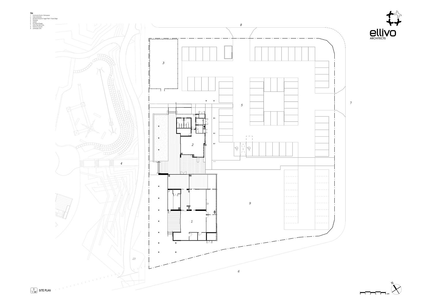 Site plan of Providence Neighbourhood Centre