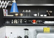 Sleek-contemporary-shelves-in-the-black-for-the-dark-kitchenette-217x155
