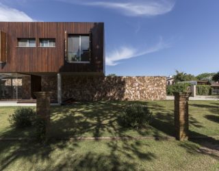 Breezy Natural Vibe: Cantilevered Brazilian Home Captivates with River Views