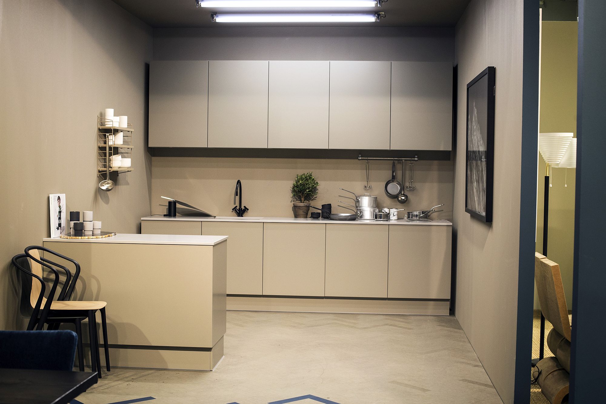 the single wall kitchen