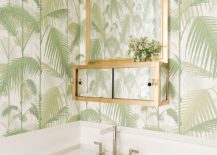 Tropical-style-powder-room-idea-with-hot-metallic-accents-217x155