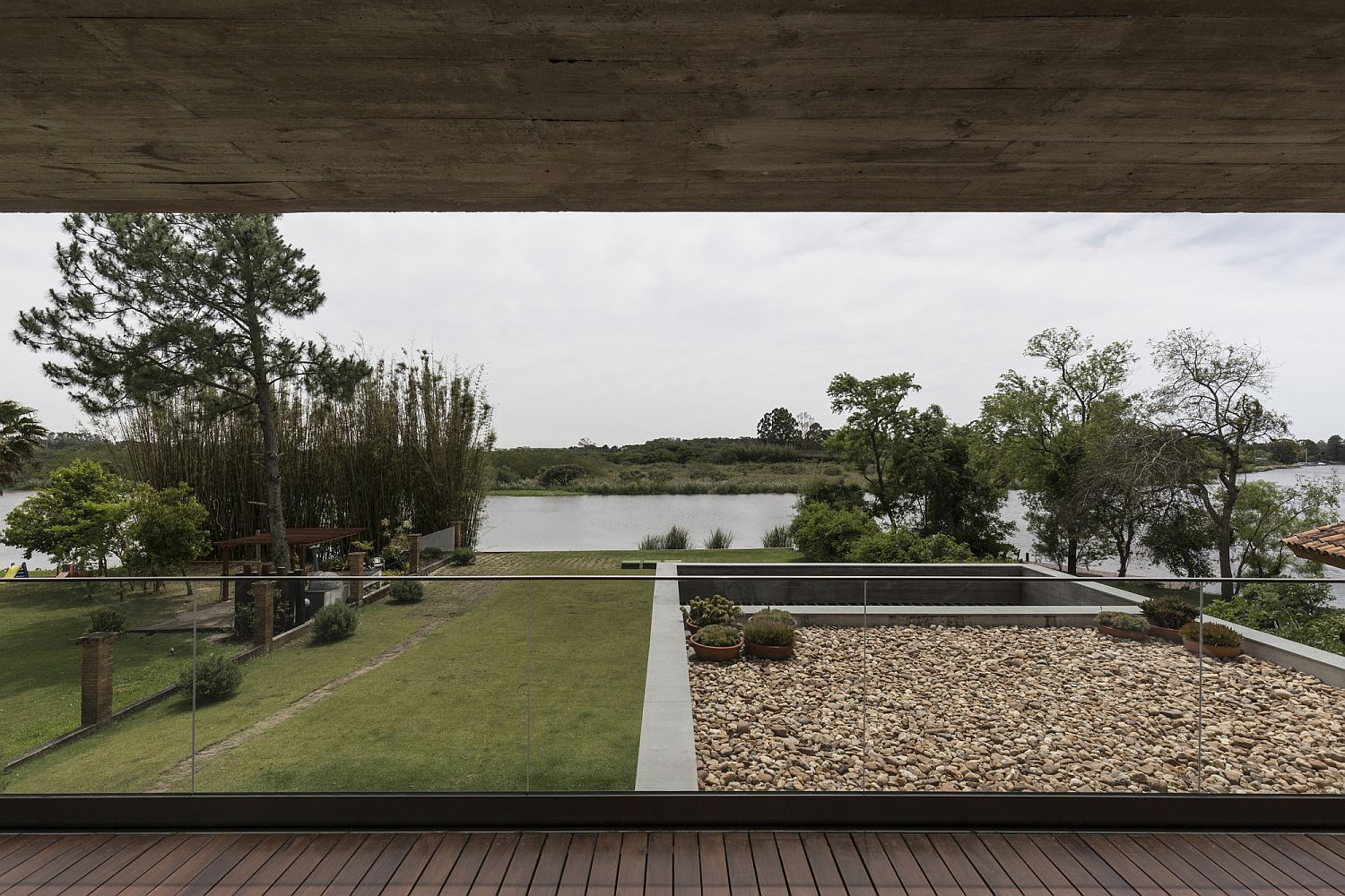 Cantilevered Brazilian Home Captivates with River Views