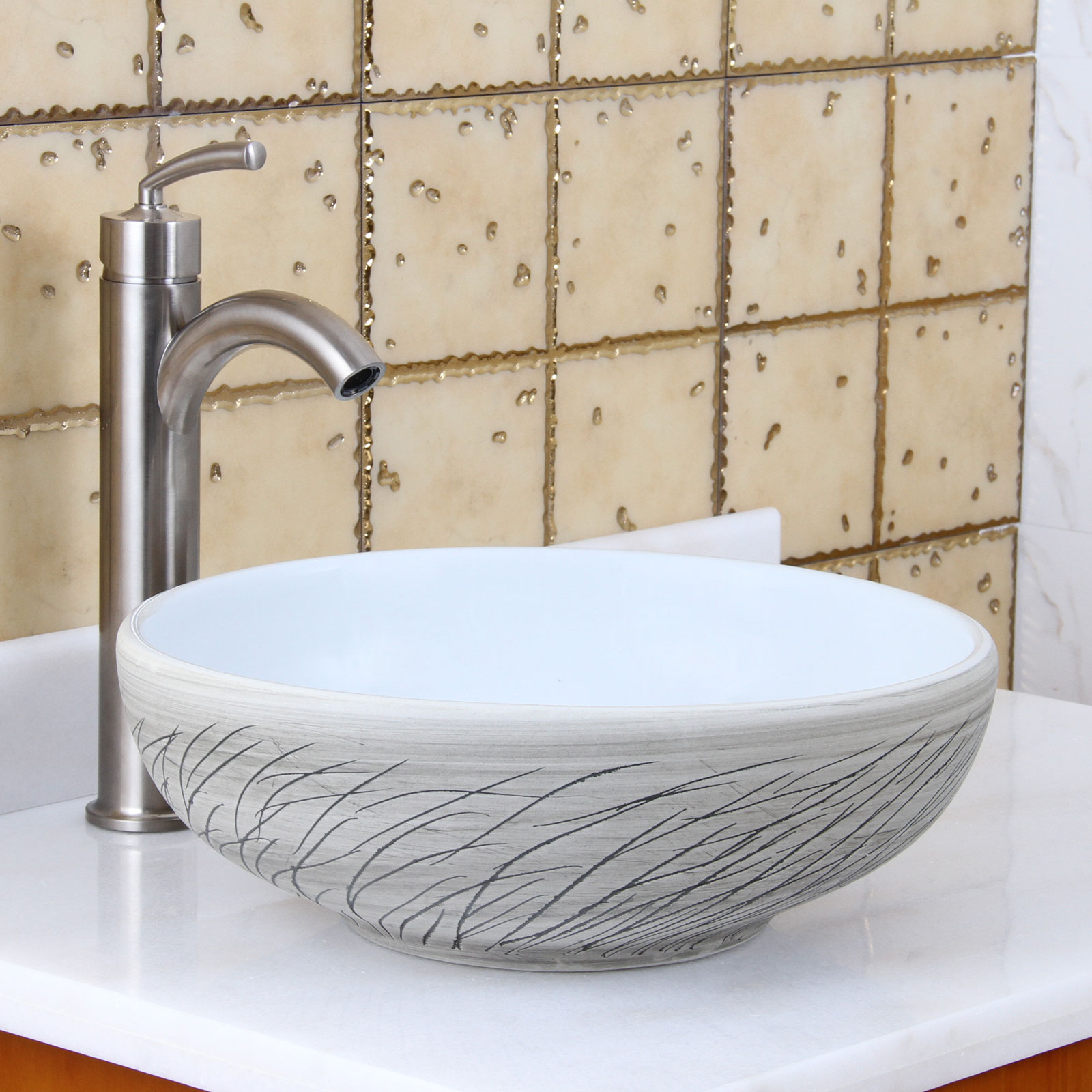 Stylish And Diverse Vessel Bathroom Sinks 1970