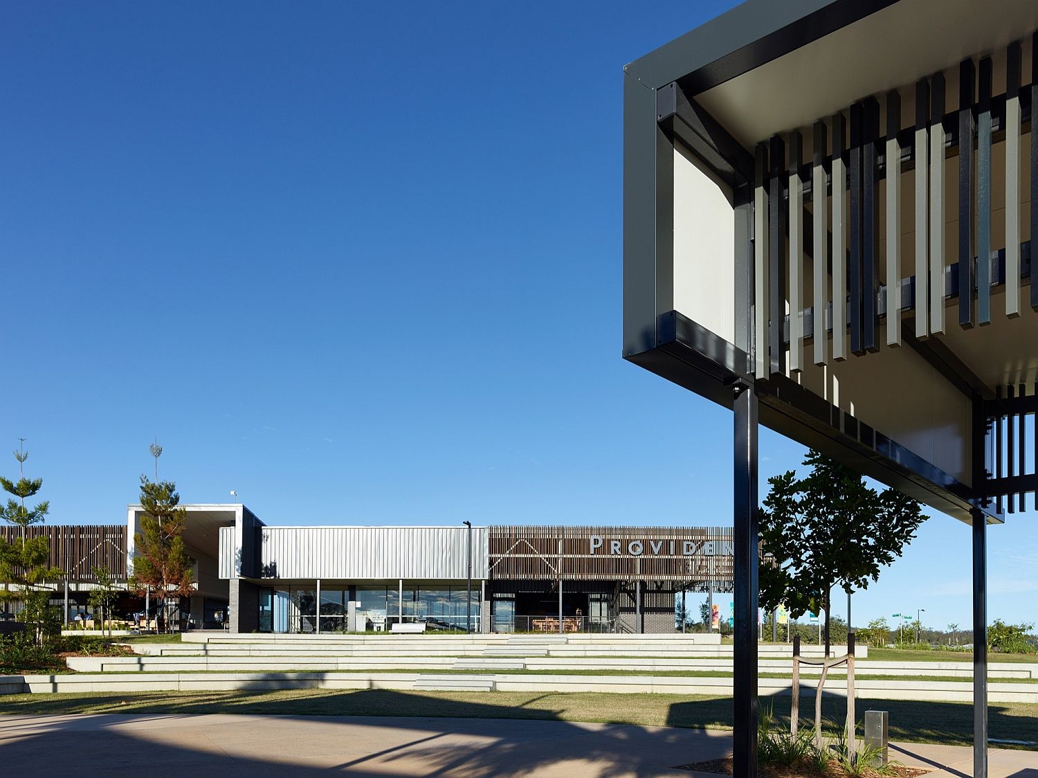 View of the Providence Neighbourhood Centre from a distance