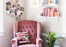 A-pastel-pink-armchair-for-a-tender-reading-nook--217x155