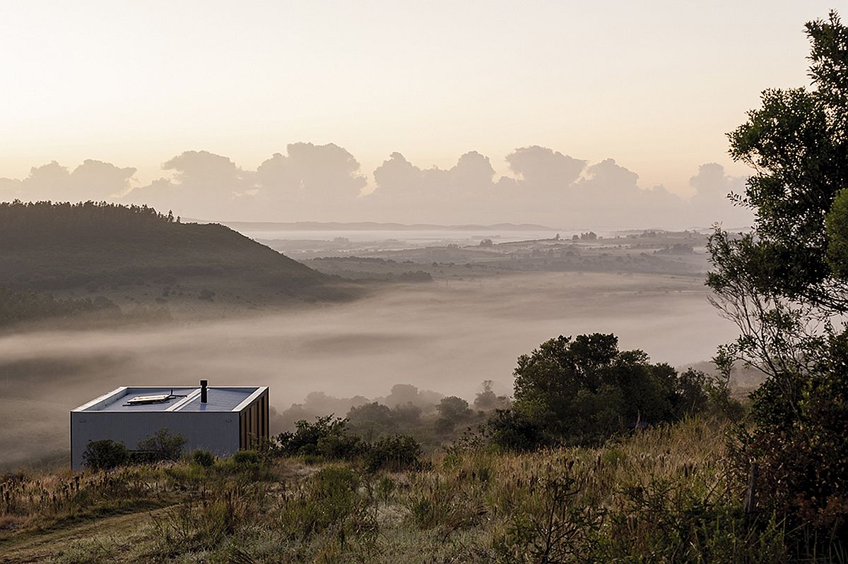 Amazing view of dreamy landscape around the prefab at Pueblo Eden