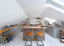 Beautiful-attic-kitchen-in-gray-white-and-some-reclaimed-wood-217x155