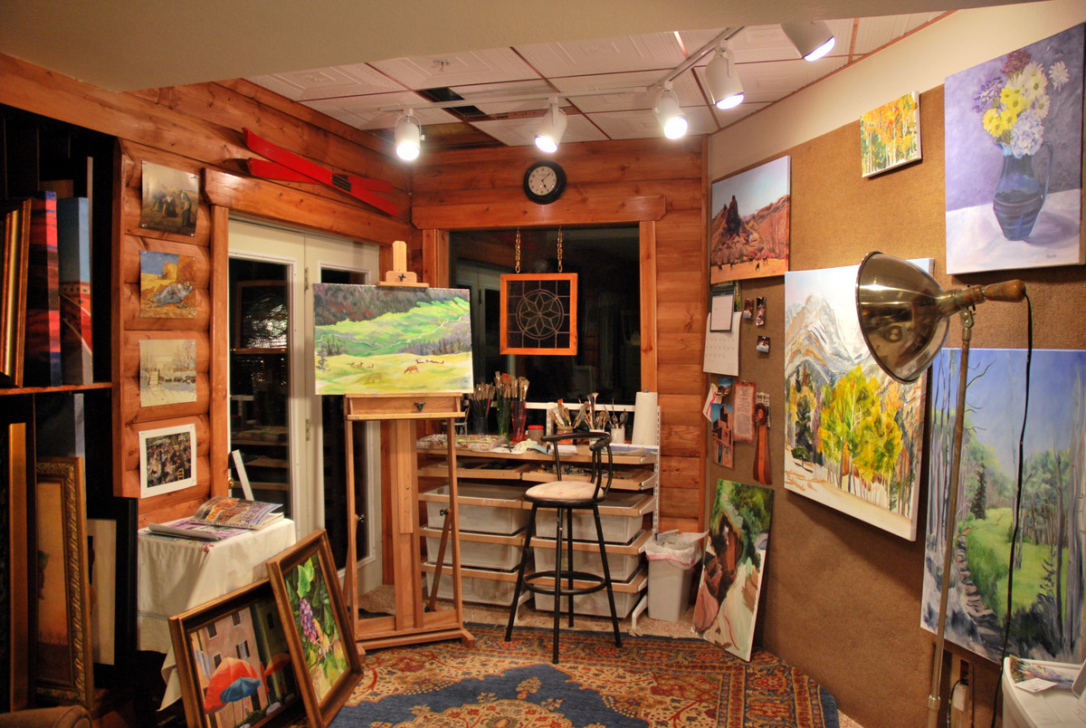 30 Creative & Beautiful Home Art Studio Ideas