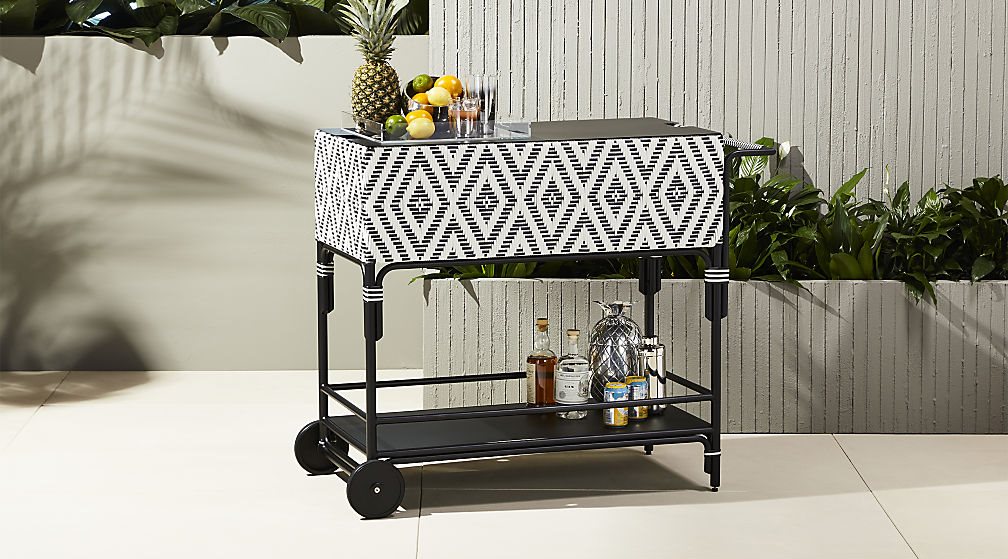 Cooler cart from CB2