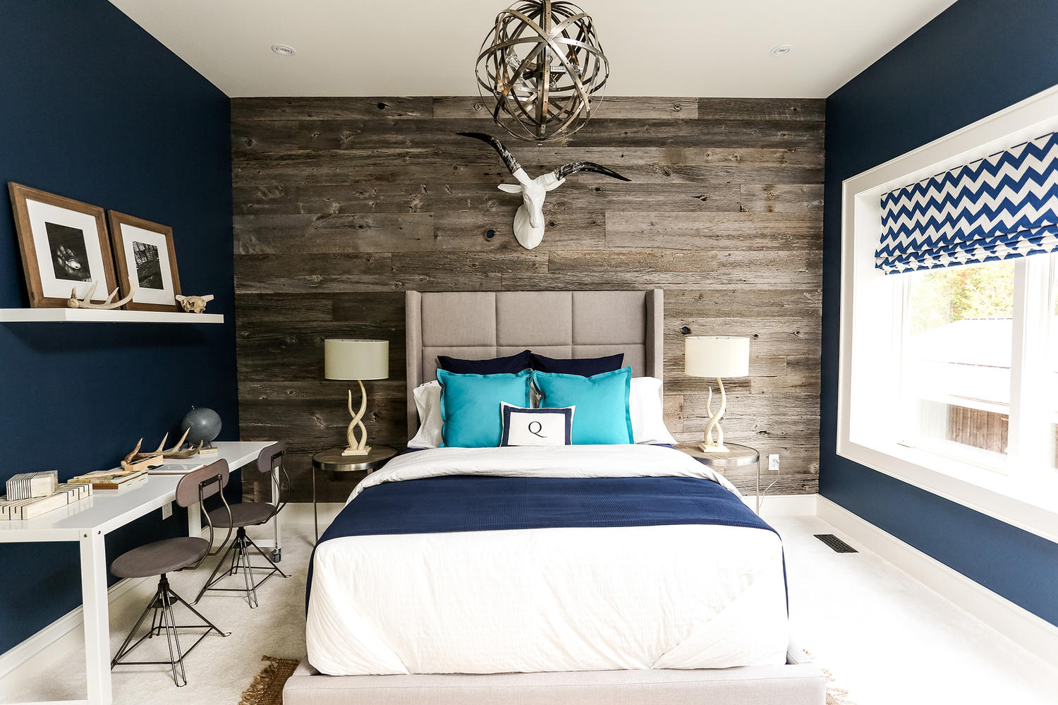 Beachy Blue Bedroom