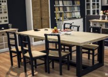 Dining-table-with-straight-lines-and-unqiue-dining-chairs-combine-modernity-with-traditional-appeal-217x155