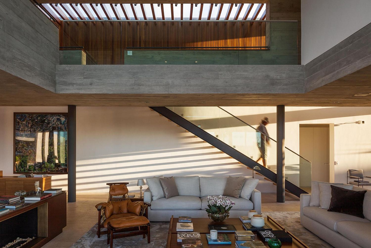 Double height living area with ample natural ventilation