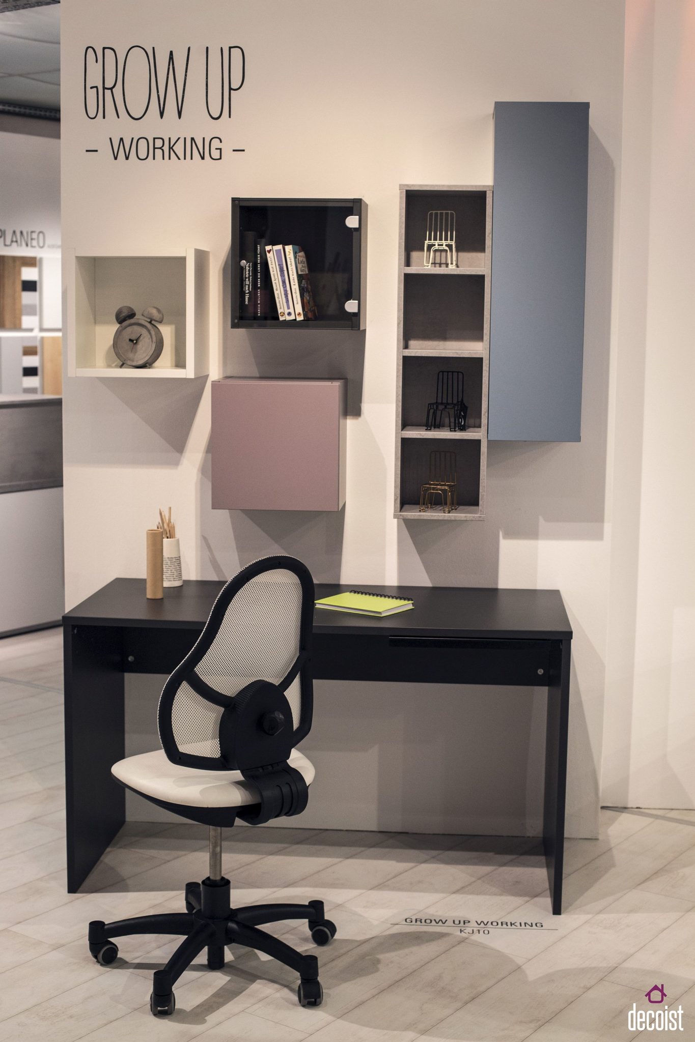 Elegant work desk and chair feel as much at home in adult spaces as they do in teen rooms