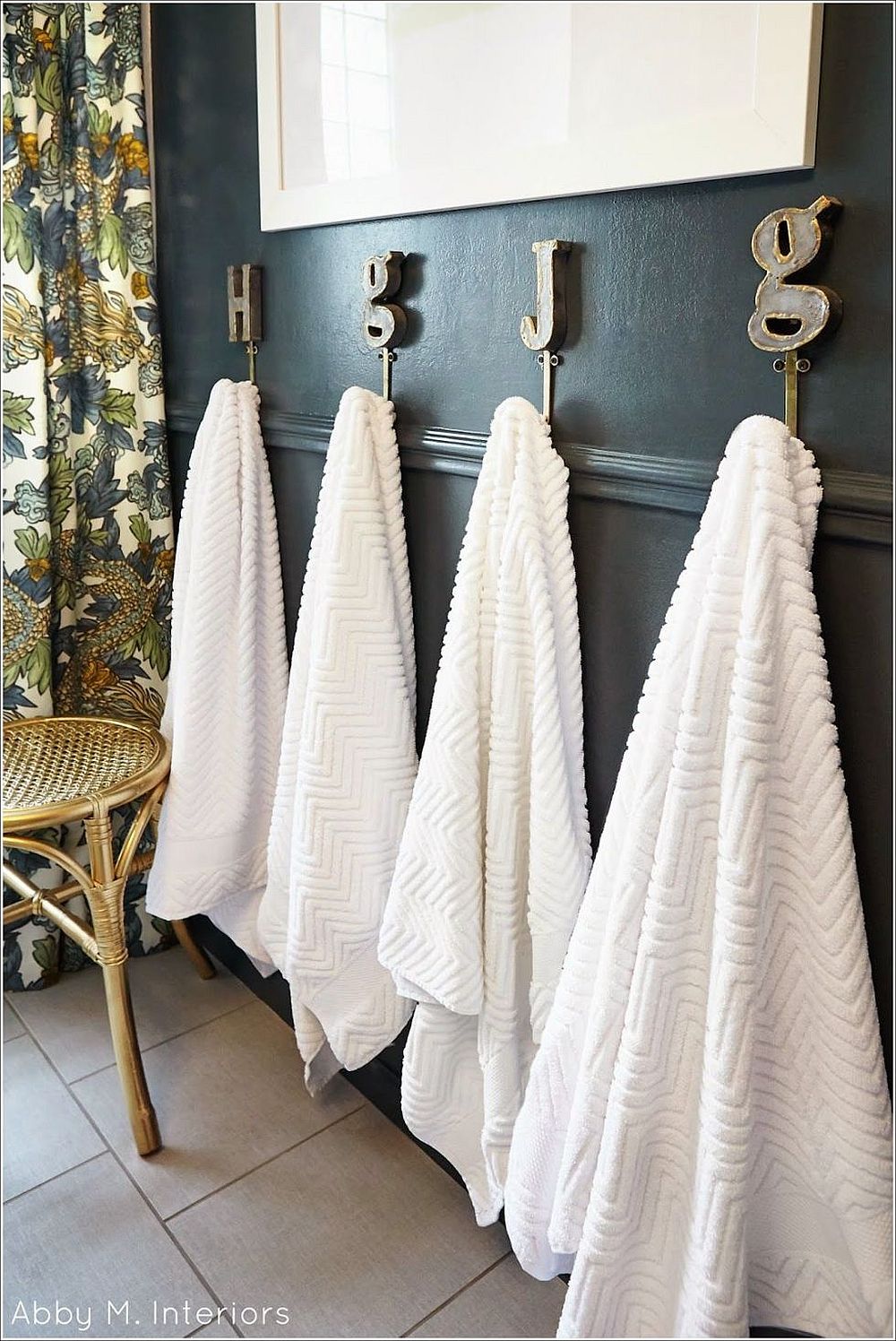 modern bathroom towel bars