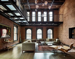 Modern Industrial: 1890’s New York apartment Turned into Exquisite Penthouse