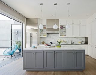 Classic and Trendy: 45 Gray and White Kitchen Ideas