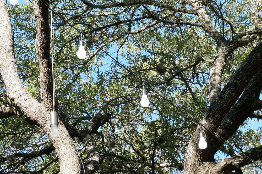 Outdoor lighting adds charm