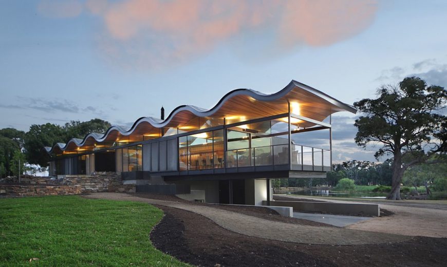Wavy Brilliance: Stunning Sinuous Roof Steals the Show at Lauriston House