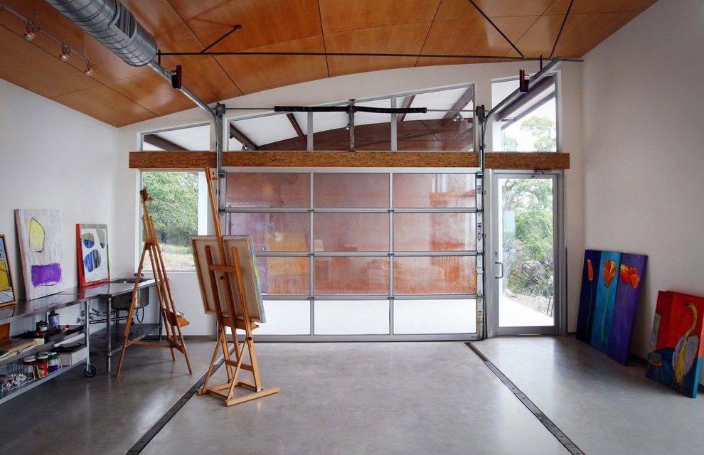 Creative Beautiful Home Art Studio Ideas, Garage Converted To Art Studio