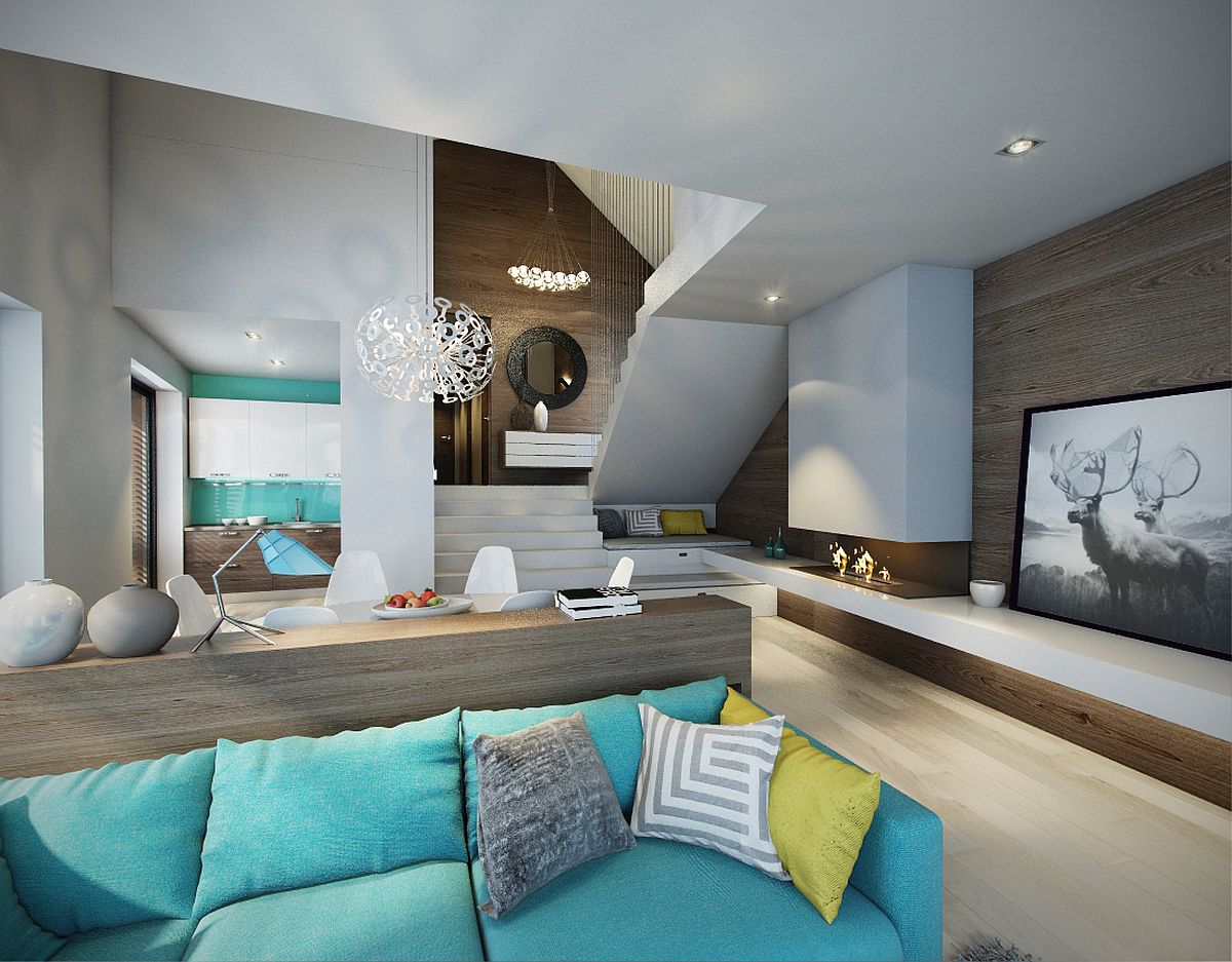 Turquoise-brings-colorful-zest-to-the-living-room