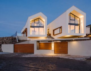 A Bird’s-Eye View of Budapest: Hilltop House with Twin Gable Roofs