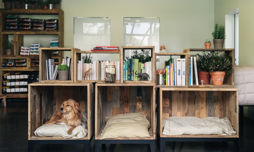 Beautiful Dog Nooks That Add To Your, Wooden Crate Style Dog Bed