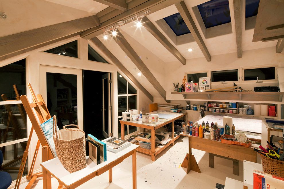30 Creative & Beautiful Home Art Studio Ideas