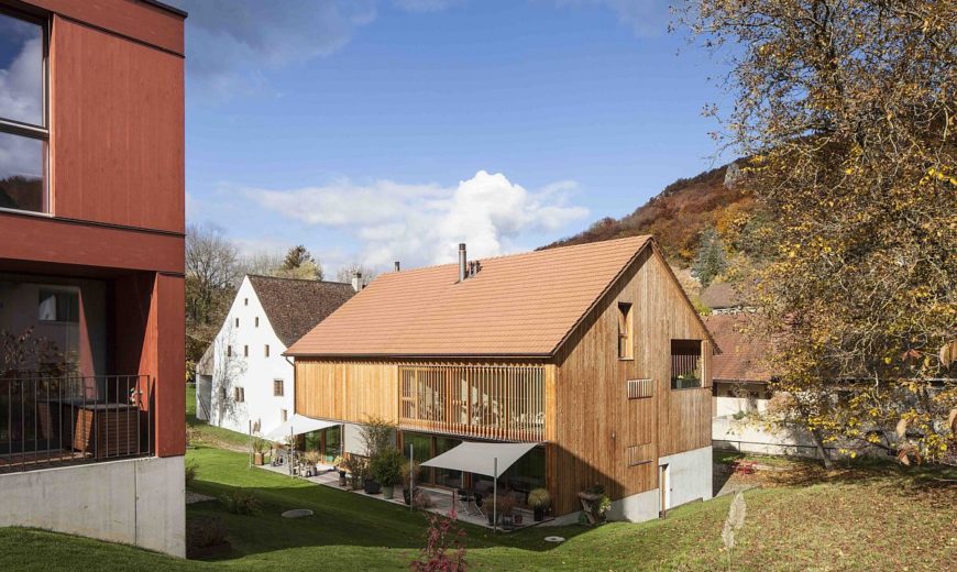 Converted Mill Barn with Tiled Roof Conceals Modern Apartments