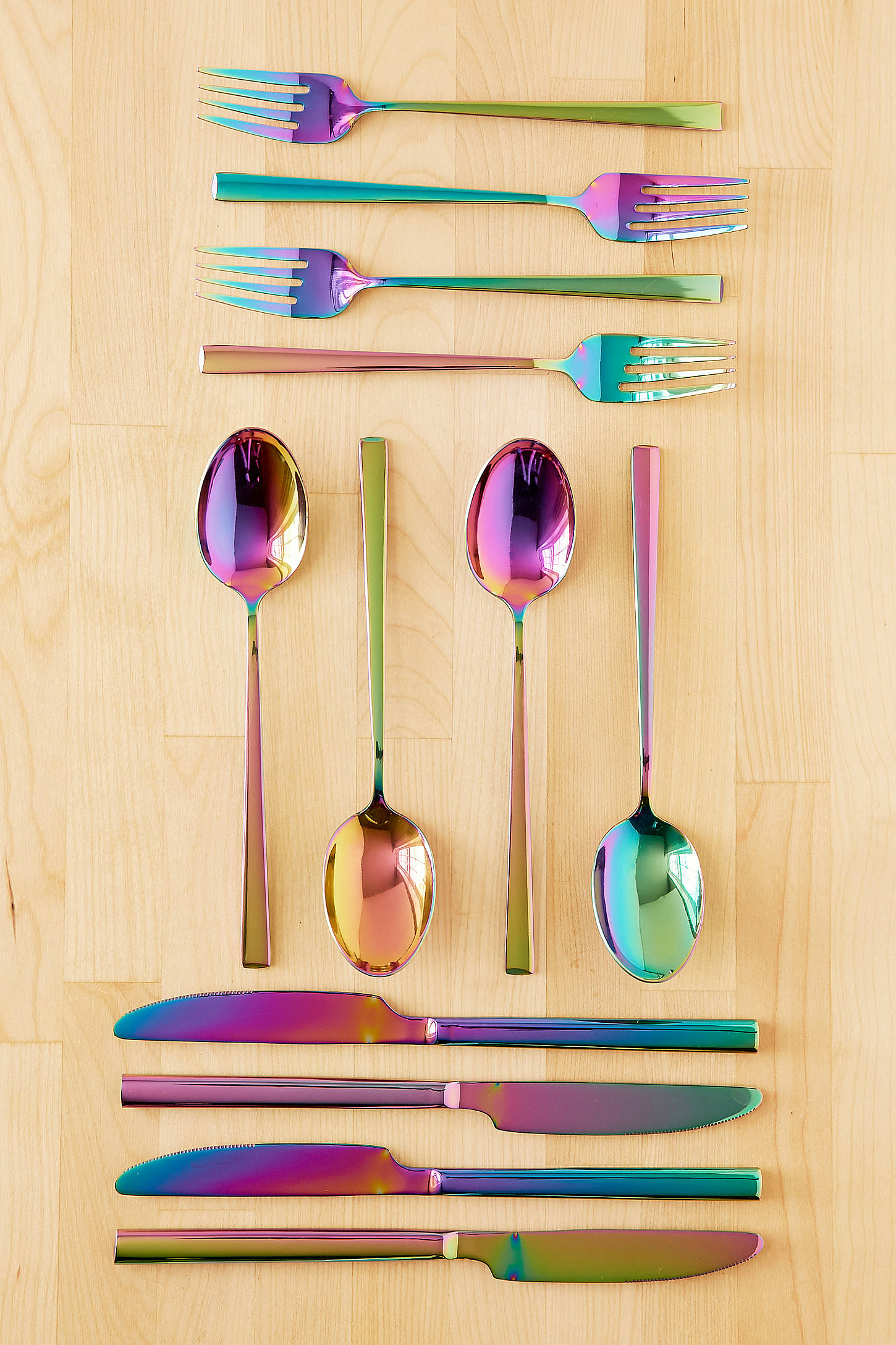 Electroplated flatware set from Urban Outfitters