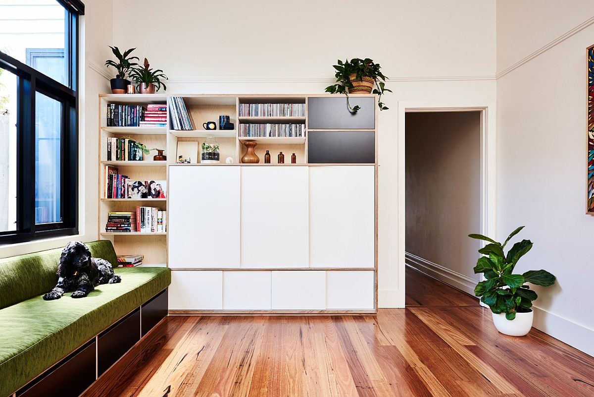 Family room, TV room, study and guest space rolled into one