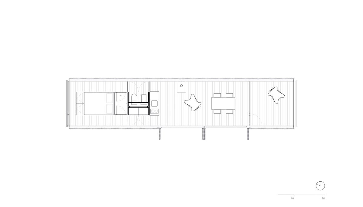 Floor plan of the MINIMOD Catuçaba