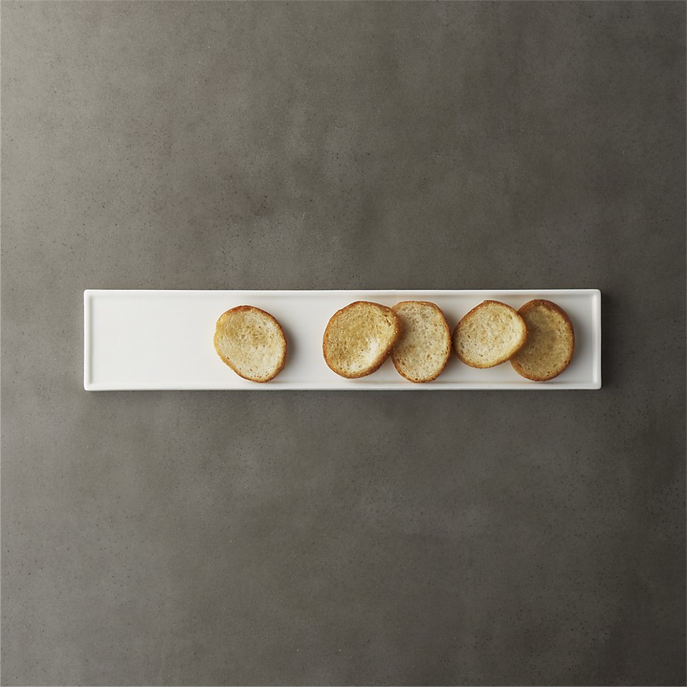 Long-and-narrow-rectangular-platter