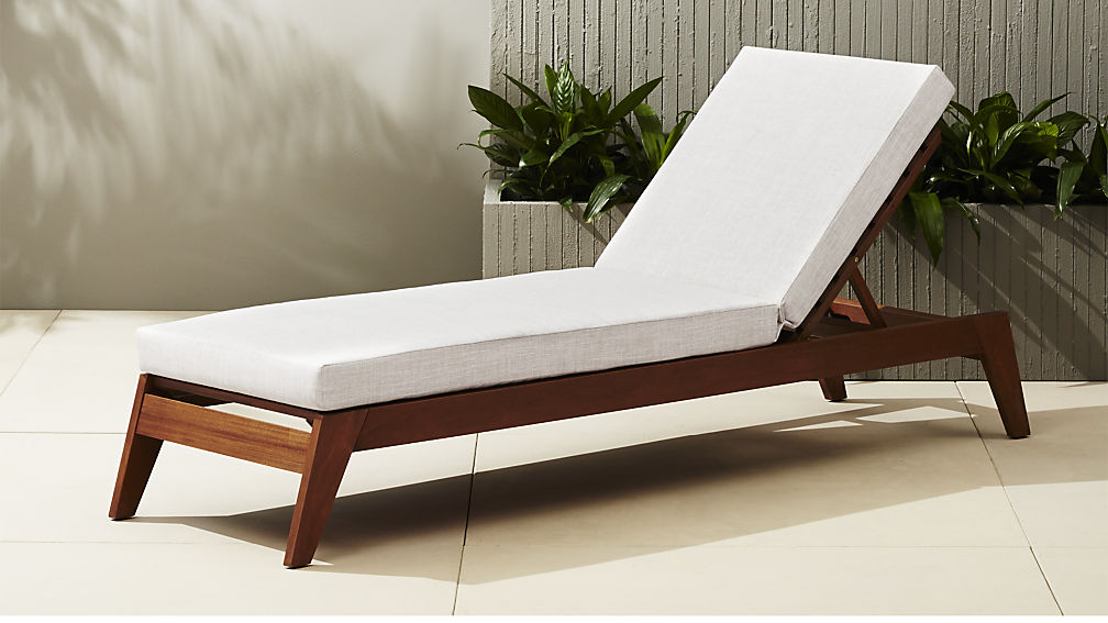 Modern outdoor lounger