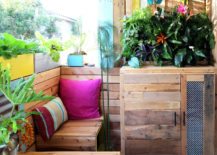 Tiny-balcony-with-wooden-decor-and-smaller-colored-elements-217x155