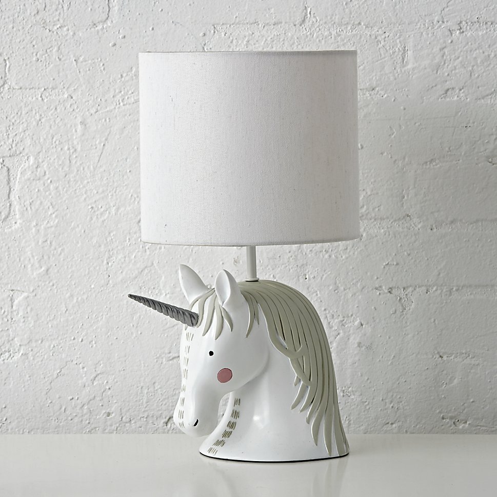 Unicorn lamp from The Land of Nod