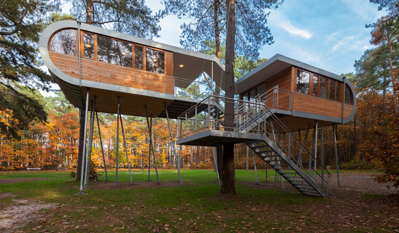 Unique treehouse as a modern sanctuary