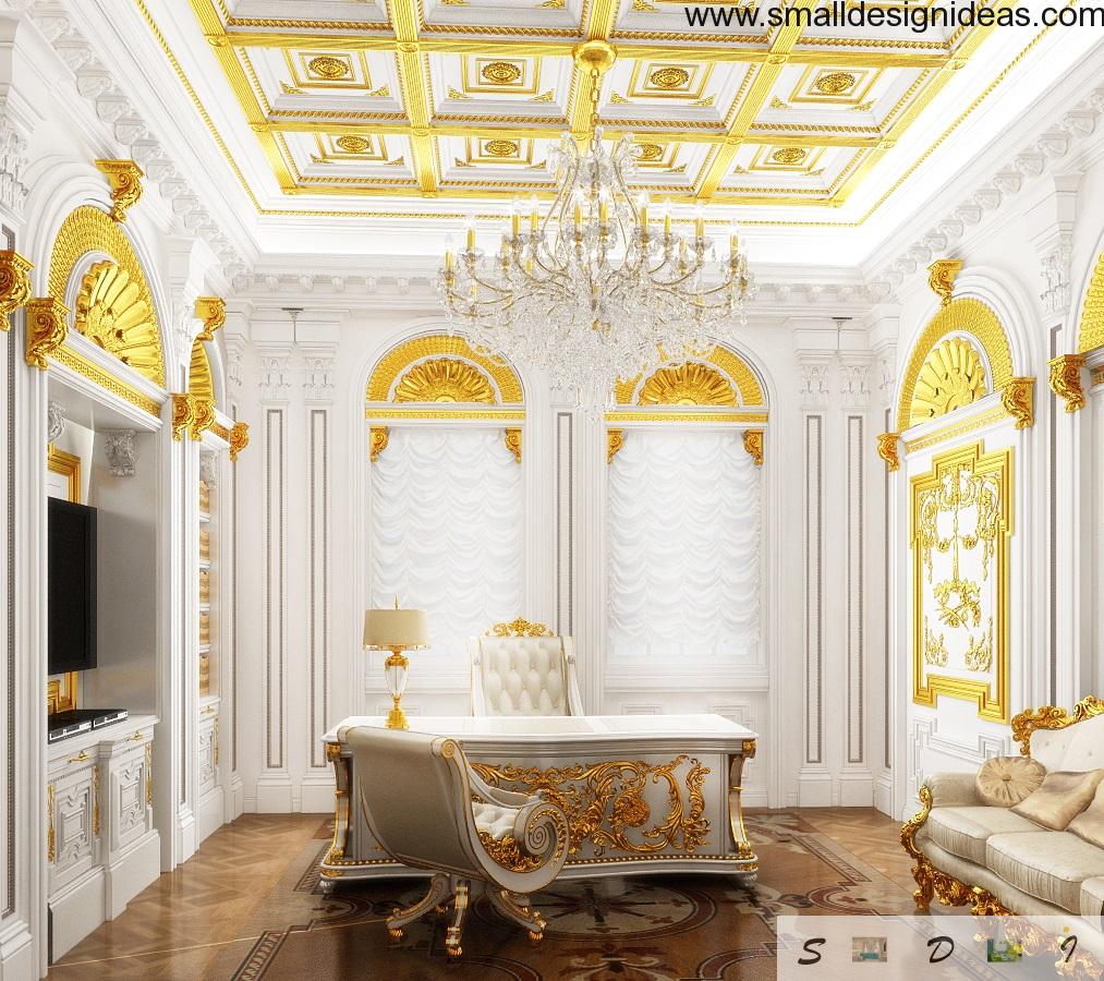 White-and-gold-office-that-radiates-beauty-and-prestige