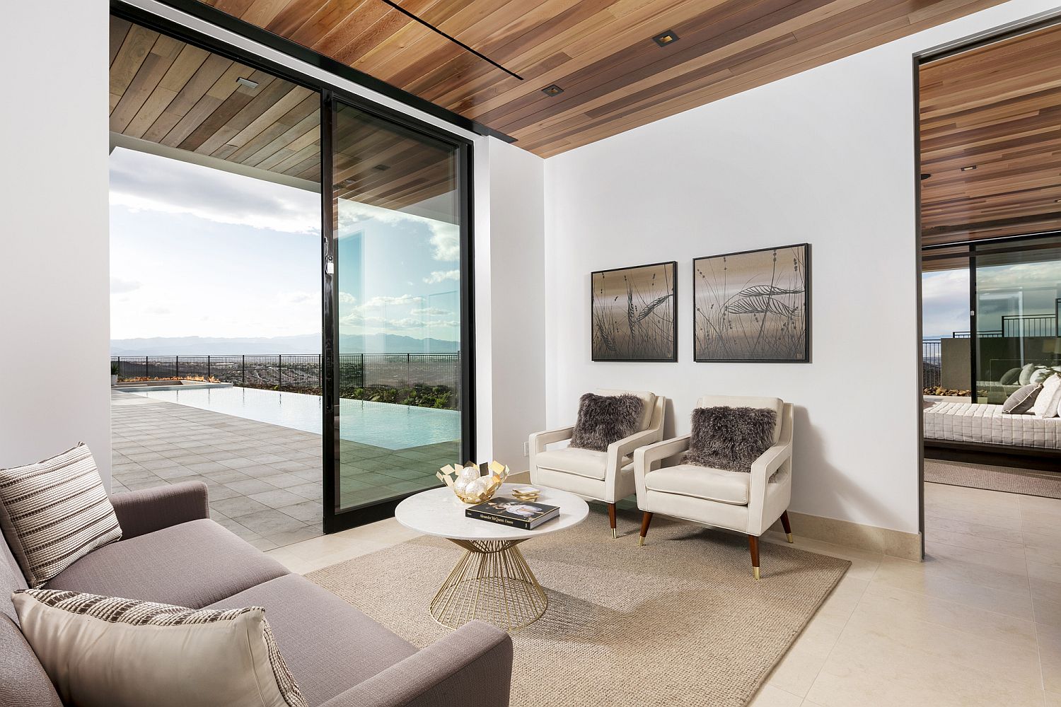 Charming top level sitting area and home office