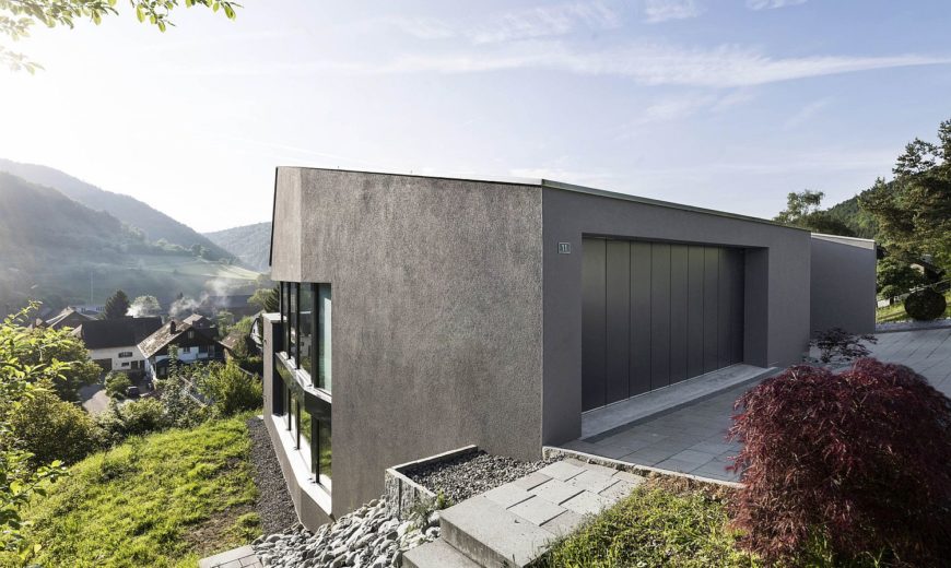 Swiss Delight: Modern Single Family House in Concrete and Wood