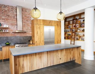 Wood, Brick and Refined Panache: Modern Industrial Wall Street Loft