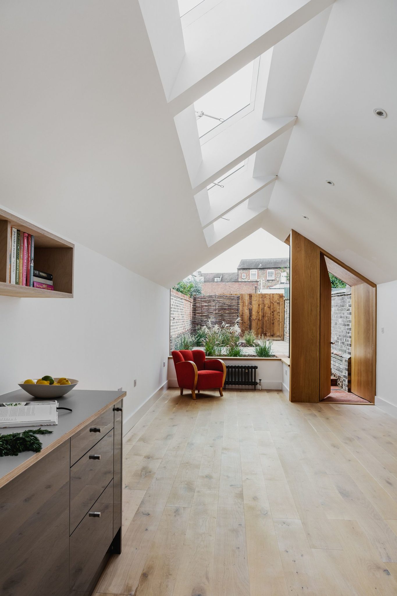 Four-skylights-and-glass-walls-bring-plenty-of-light-indoors