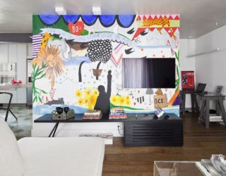 An Interior Full of Flamboyance: Vibrant and Chic Apartment Capela