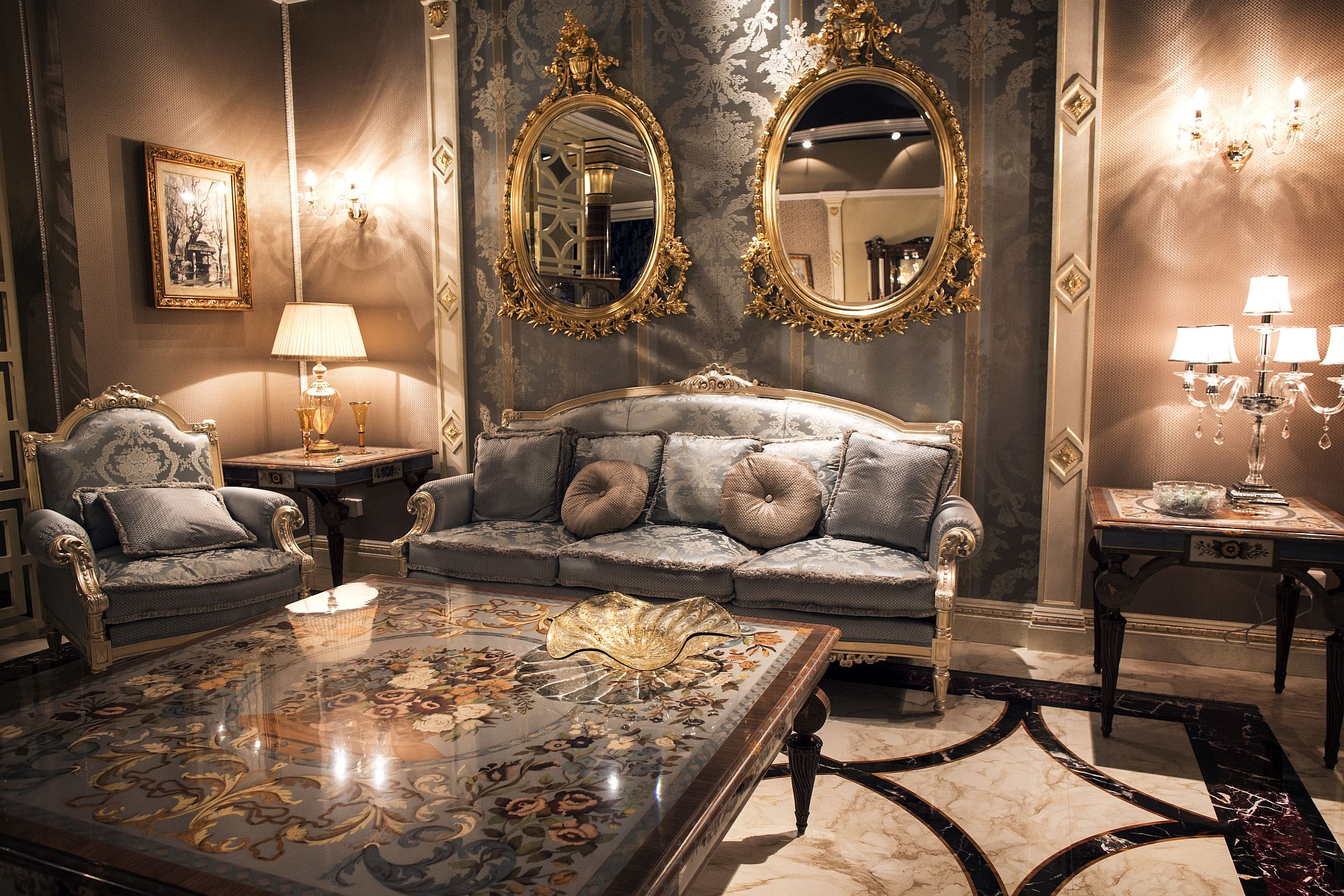 opulent living room meaning