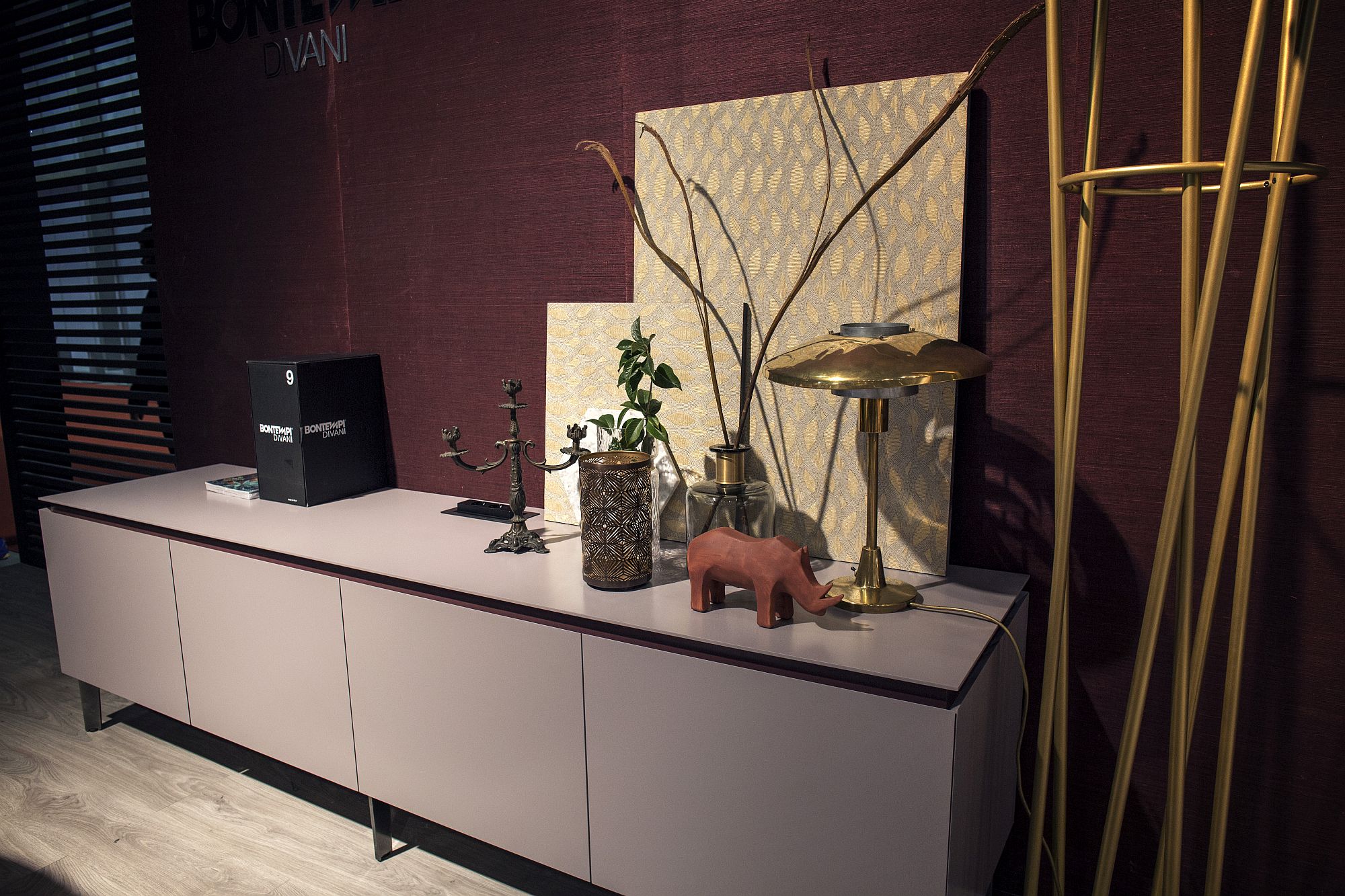 Minimal sideboard in gray for a smart, contemporary interior