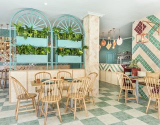 Vivacious Splash of Color and Pattern: Revamped Pizzeria in Valencia