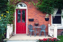 Creating a Charming Entryway with Red Front Doors