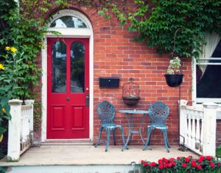 Creating a Charming Entryway with Red Front Doors